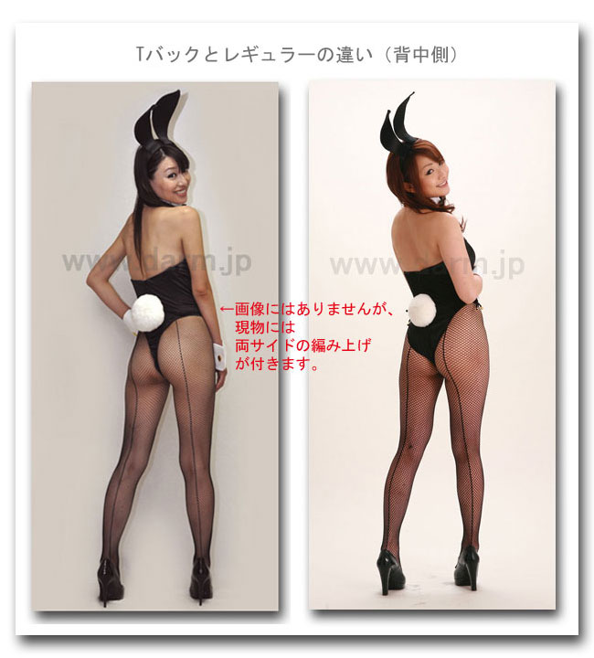 ティーバックタイプとレギュラータイプの違い 背中側